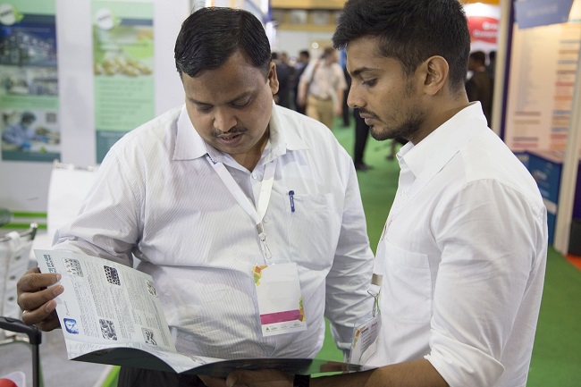 Two men at career fair