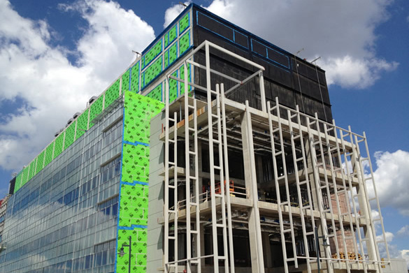 Building under conduction.